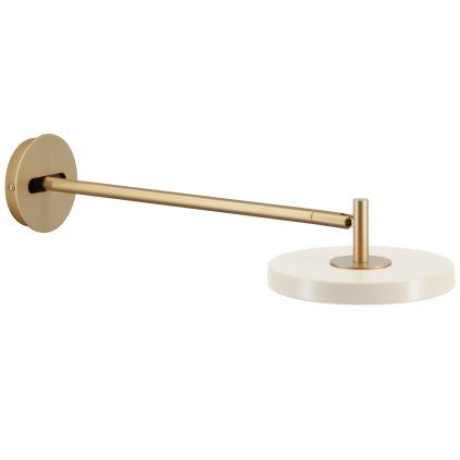 stenska svetilka ASTERIA 15 cm, bela, aluminij, Umage