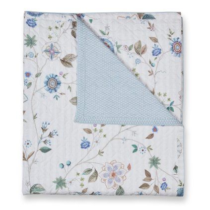 215271 prehoz pres postel flores bailando 220 x 260 cm bila bavlneny perkal moooi