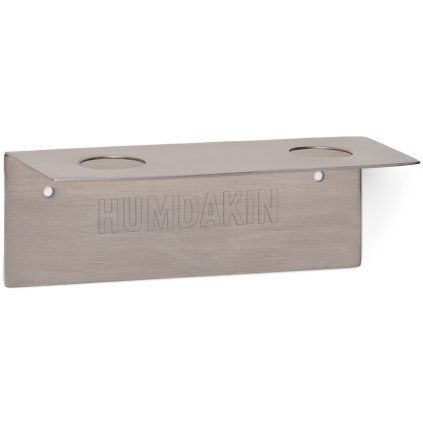 215507 drzak na tekuta mydla 14 cm dvojity stribrna nerezova ocel humdakin