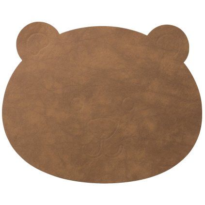 215909 detske prostirani bear nupo 38 x 30 cm prirodni kuze lind dna