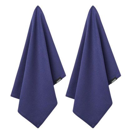 216290 3 uterka organic 45 x 70 cm sada 2 ks pulnocni modra bavlna humdakin