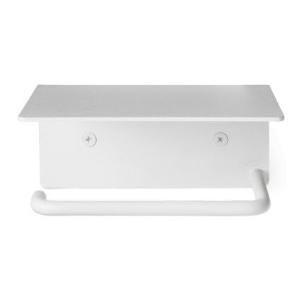216896 drzak toaletniho papiru dora 14 cm bila nerezova ocel ferm living