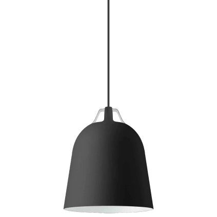 217046 zavesna lampa clover 21 cm cerna hlinik eva solo