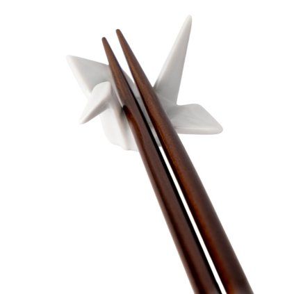 217121 oblazek na odlozeni hulek origami crane bila keramika mij
