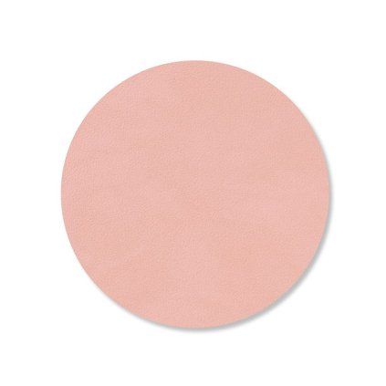 217340 podtacek circle nupo 10 cm ruzova kuze lind dna