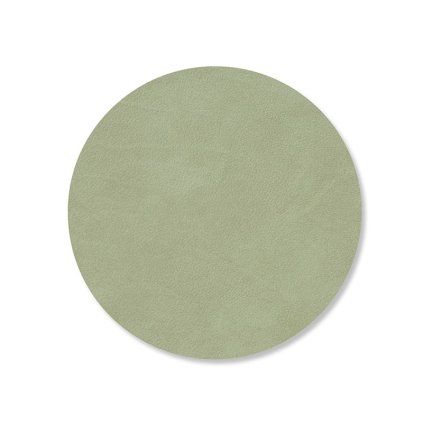 217334 podtacek circle nupo 10 cm olivove zelena kuze lind dna