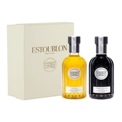217721 darkova sada koroneiki extra panensky olivovy olej balzamikovy ocet 2 x 200 ml estoublon