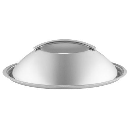217940 poklice na panev eva trio 24 cm klenuta nerezova ocel eva solo