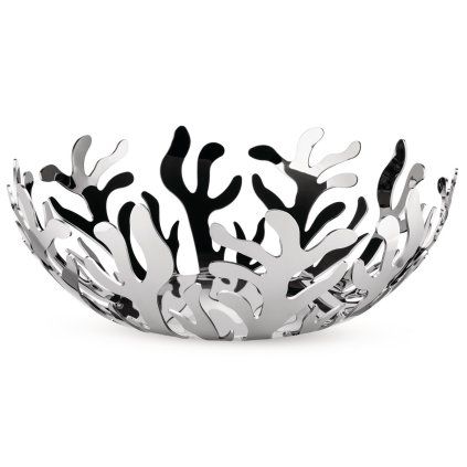 218864 misa na ovoce mediterraneo 29 cm stribrna nerezova ocel alessi
