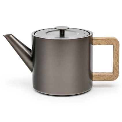 219404 cajova konvice s infuzerem duet design narvik 1 1 l matna metalicka seda nerezova ocel bredemeije