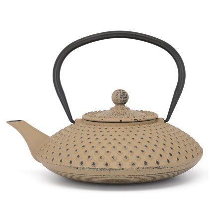 219410 cajova konvice s infuzerem xilin 1 25 l velbloudi zluta litina bredemeijer