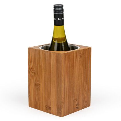 219476 chladic na vino barolo 18 cm hneda bambus nerezova ocel leopold vienna
