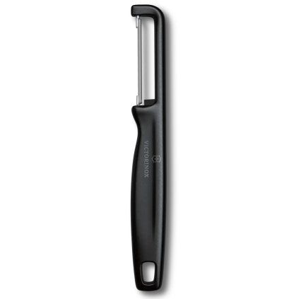 219713 skrabka na zeleninu iota 16 cm rovne ostri cerna plast victorinox