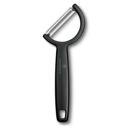 219734 skrabka na zeleninu rho 16 cm rovne ostri cerna plast victorinox