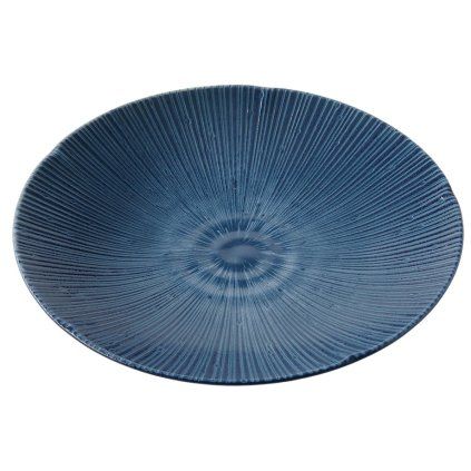 220058 jidelni talir ice sapphire 24 cm modra keramika mij