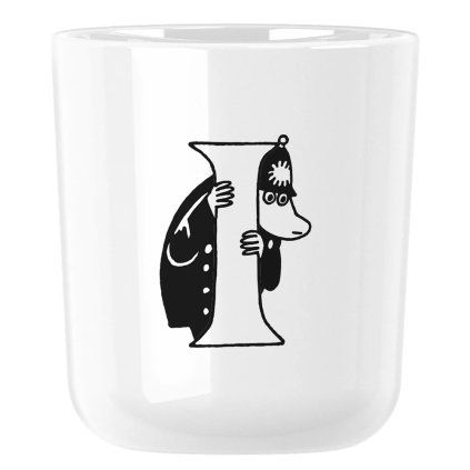220355 plastovy hrnek moomin abc 200 ml pismeno i bila rig tig