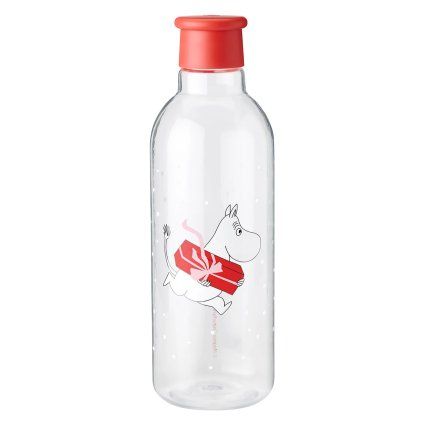 220451 lahev na vodu moomin 750 ml cervena tritan rig tig