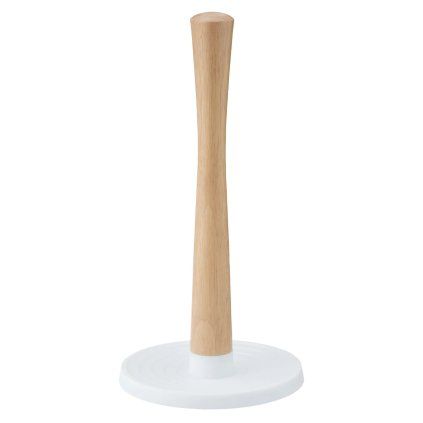 220532 drzak na kuchynske uterky roll it 30 cm bila plast drevo rig tig