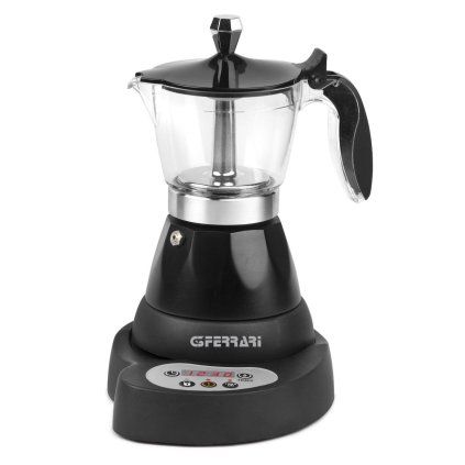 222870 elektricky moka kavovar risveglio espresso cerna g3ferrari