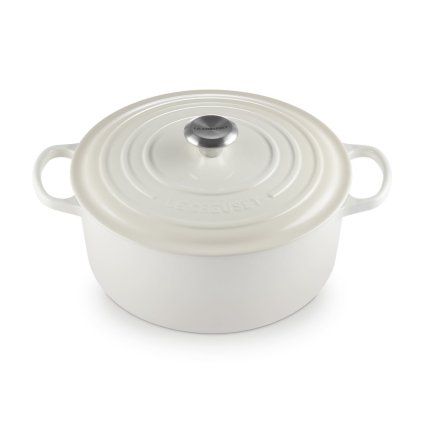 225384 kastrol signature 28 cm 6 7 l meringue litina le creuset