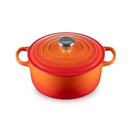 225255 kastrol signature 24 cm 4 2 l flame litina le creuset