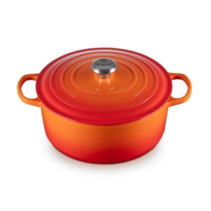 223812 kastrol signature 28 cm 6 7 l flame litina le creuset