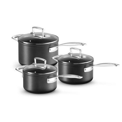 223254 sada hrncu toughened sada 3 ks cerna hlinik le creuset