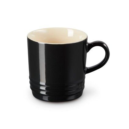 225228 hrnek na cappuccino 200 ml black onyx kamenina le creuset