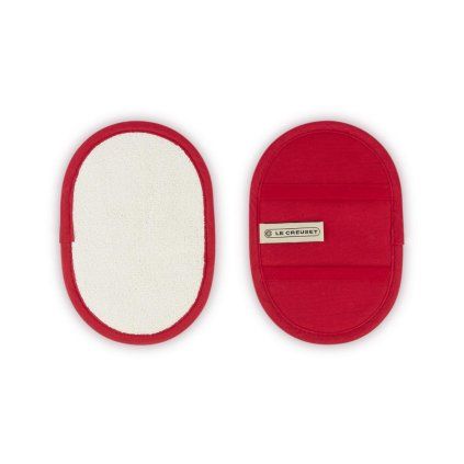 223308 chnapka na hrnec 17 5 x 12 cm sada 2 ks cerise bavlna le creuset