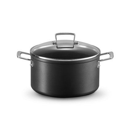 224019 kastrol toughened 24 cm 6 l cerna hlinik le creuset