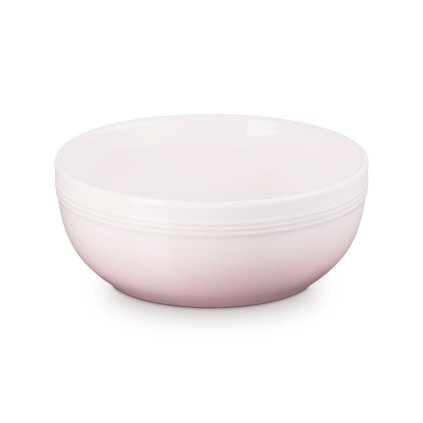 224604 servirovaci misa coupe 20 cm 1 6 l shell pink kamenina le creuset