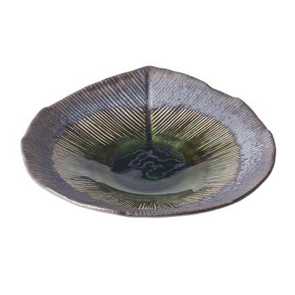225549 jidelni miska midori 23 cm 400 ml zelena keramika mij