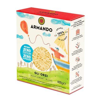 225657 testoviny do polevky orzo 400 g armando