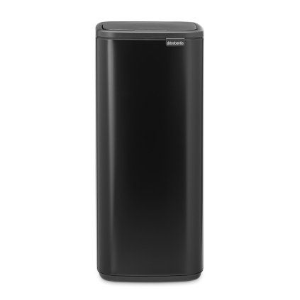 225855 dotykovy odpadkovy kos bo 30 l matna cerna ocel brabantia