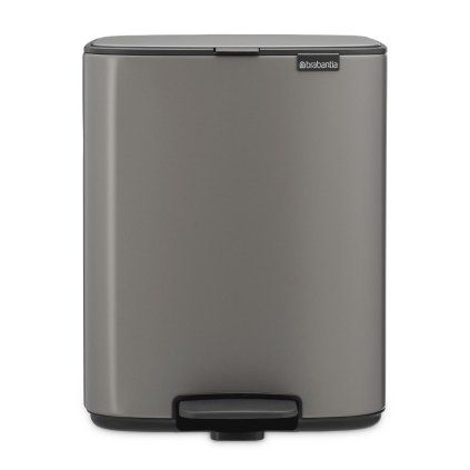 226068 pedalovy odpadkovy kos bo 12 l platinova ocel brabantia