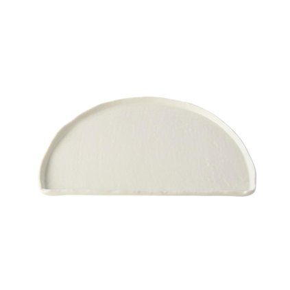 226437 jidelni talir half moon 27 cm bila keramika mij
