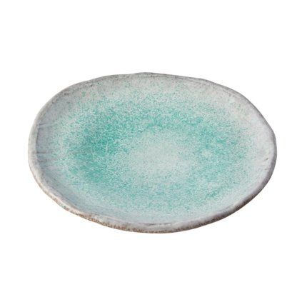 226482 jidelni talir aqua splash 25 cm modra keramika mij