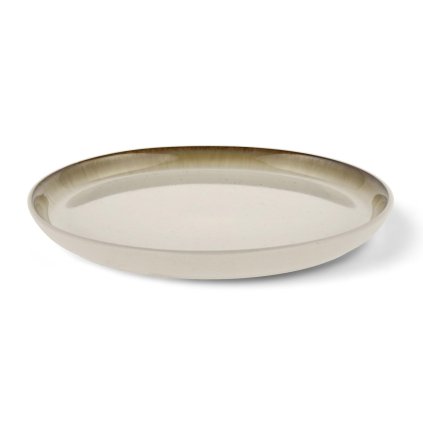 226572 dezertni talir gastro 21 cm bila kremova kamenina bitz