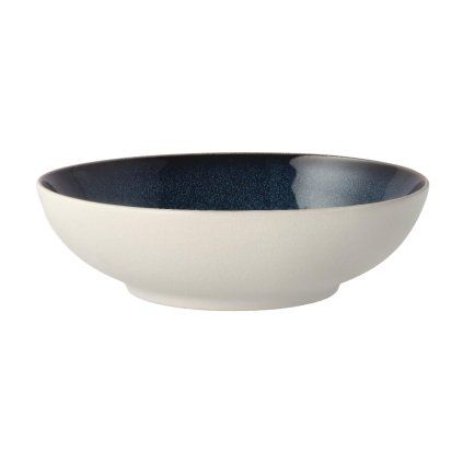 226602 jidelni misa gastro 20 cm 1 l bila tmave modra kamenina bitz