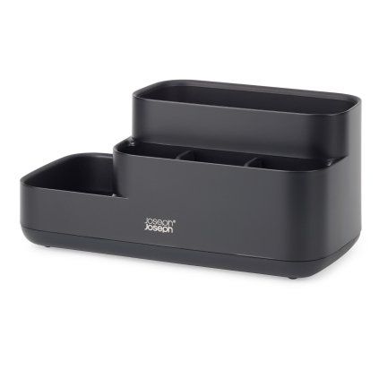 227637 organizer do koupelny easystore 70600 25 cm cerna plast joseph joseph