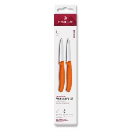 229359 sada nozu swiss classic 8 cm sada 2 ks oranzova plast victorinox