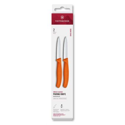 229461 sada nozu swiss classic 8 cm sada 2 ks oranzova plast victorinox
