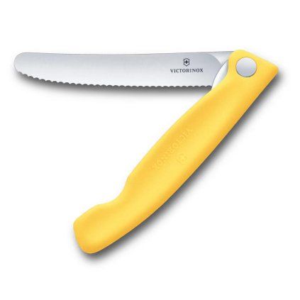 229446 kapesni nuz swiss classic 11 cm vroubkovany zluta plast victorinox