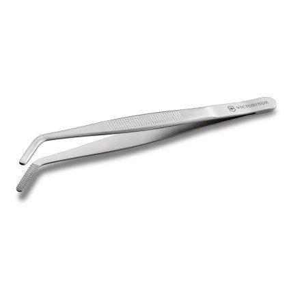 229113 kuchynska pinzeta 16 cm zahnuta spicka stribrna nerezova ocel victorinox