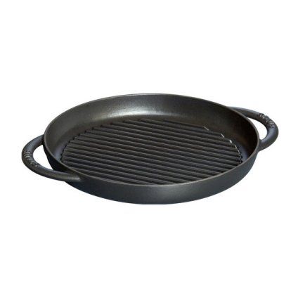 141086 litinova grilovaci panev kulata cerna o 26 cm staub