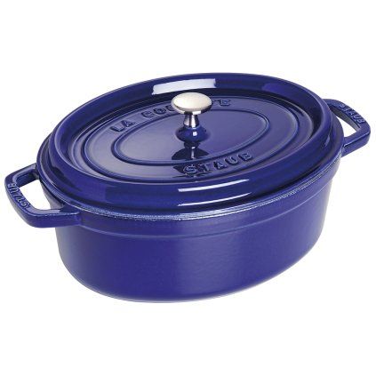 140960 ovalny hrnec tmave modra v 6 5 l staub