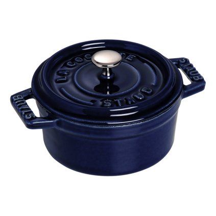 149534 kulaty hrnec tmave modra o 10 cm staub
