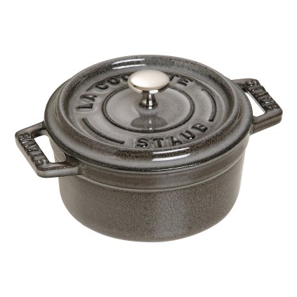 140735 kulaty hrnec grafitove seda o 10 cm staub