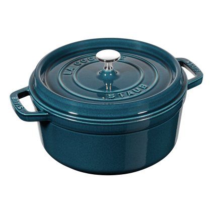140840 kulaty hrnec morska modr o 24 cm staub