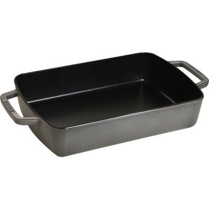 141251 litinovy pekac grafitove sedy 30 x 20 cm staub